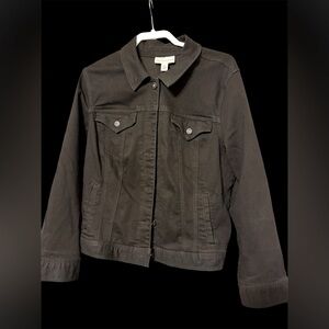 Style & CO Denim Black Jacket